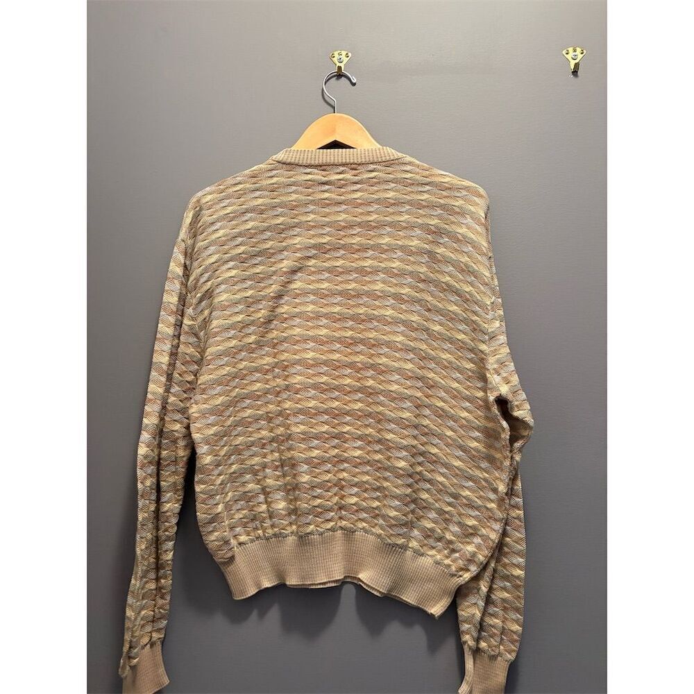 Talbots Men's Multicolor Crewneck Pullover Sweater Size L Casual - Picture 6 of 12